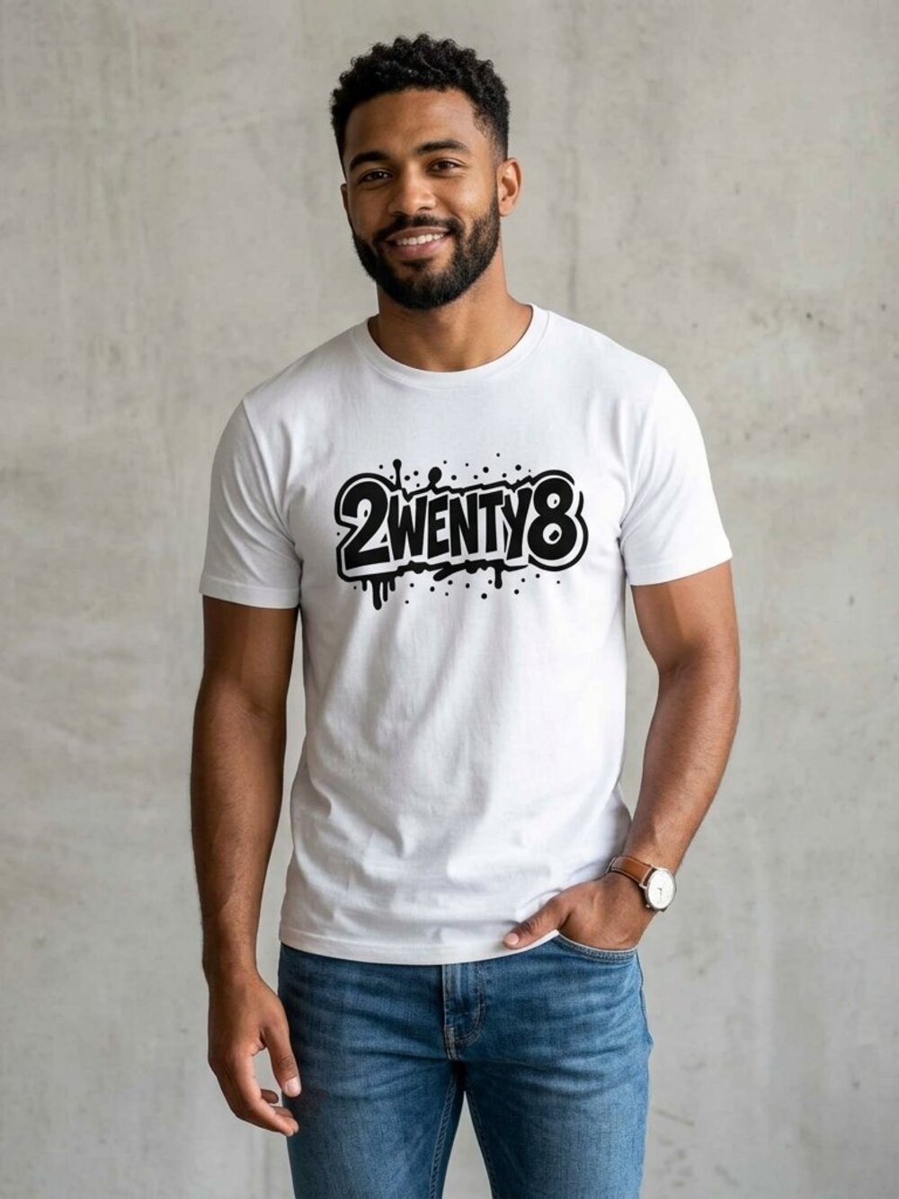 2wenty8 Drip Graphic T-Shirt